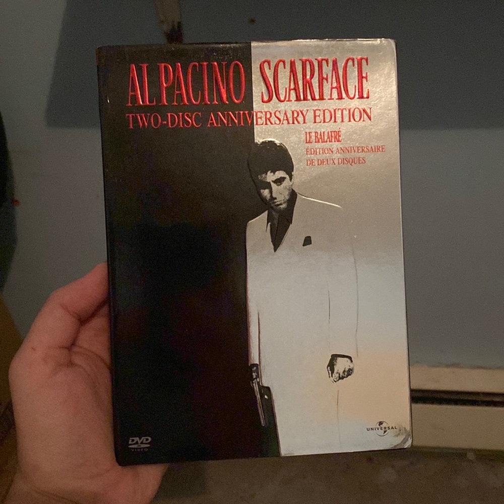 🎥2/6$🎥 Alpacino Scarface DVD Movie